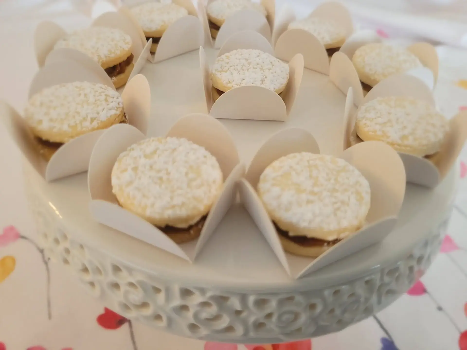 Chocolate Mini Alfajores w/Fudge Filling